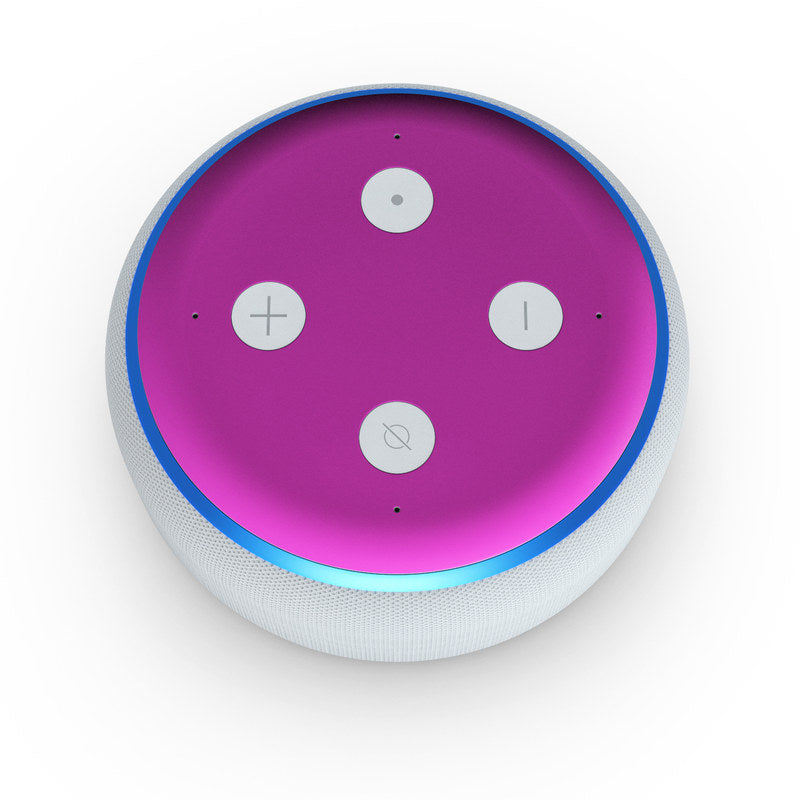 Solid State Vibrant Pink Amazon Echo Dot 3rd Gen Skin 7048