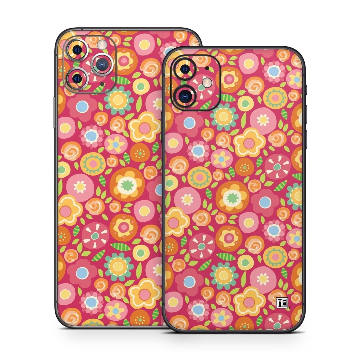 Flowers Squished - Apple iPhone 11 Skin