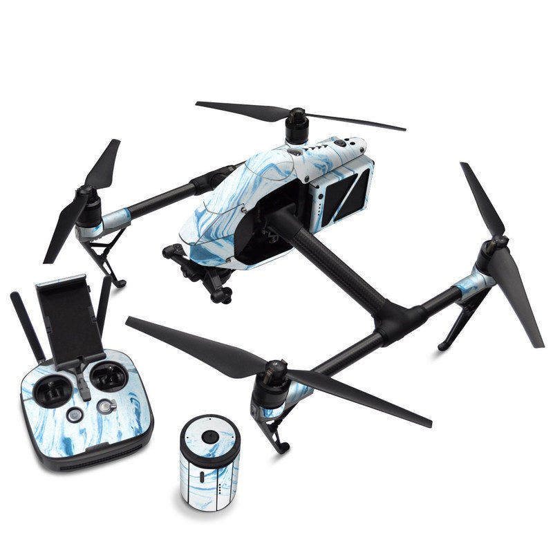 Azul Marble - DJI Inspire 2 Skin - Marble Collection - DecalGirl