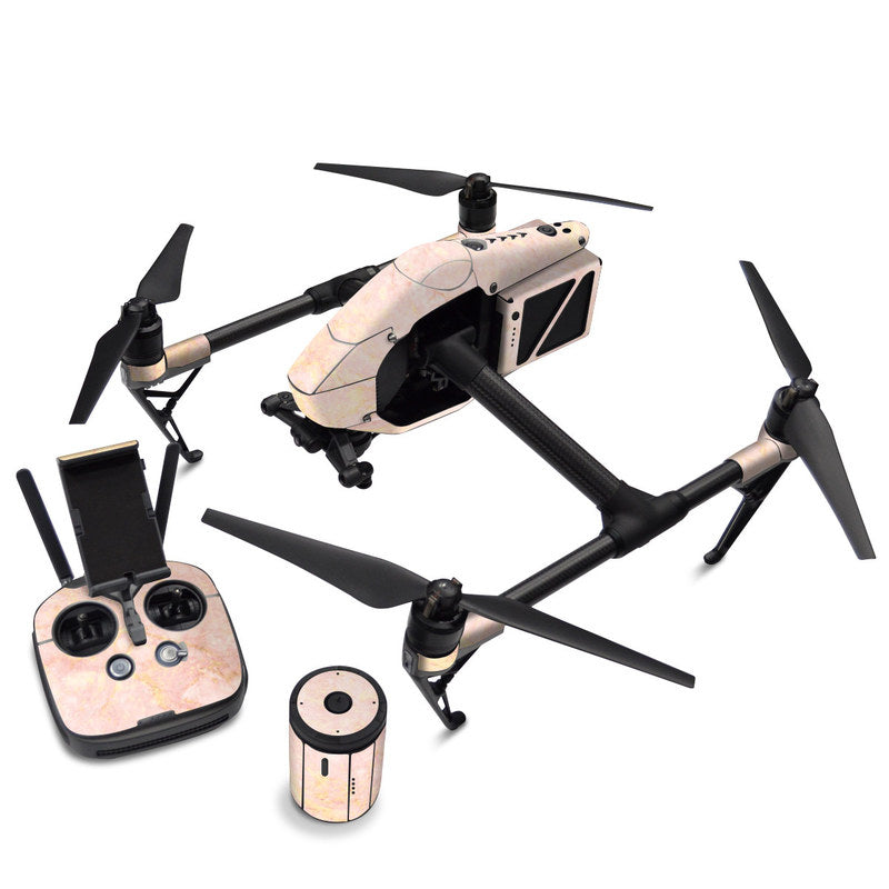 Rose Gold Marble - DJI Inspire 2 Skin