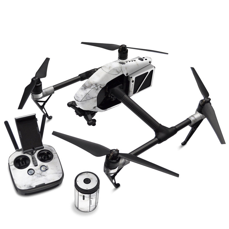 White Marble - DJI Inspire 2 Skin