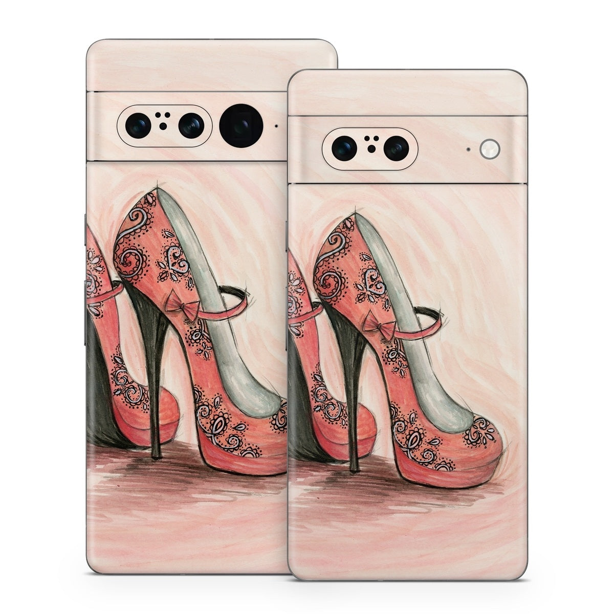 Coral Shoes Google Pixel 7 Skin