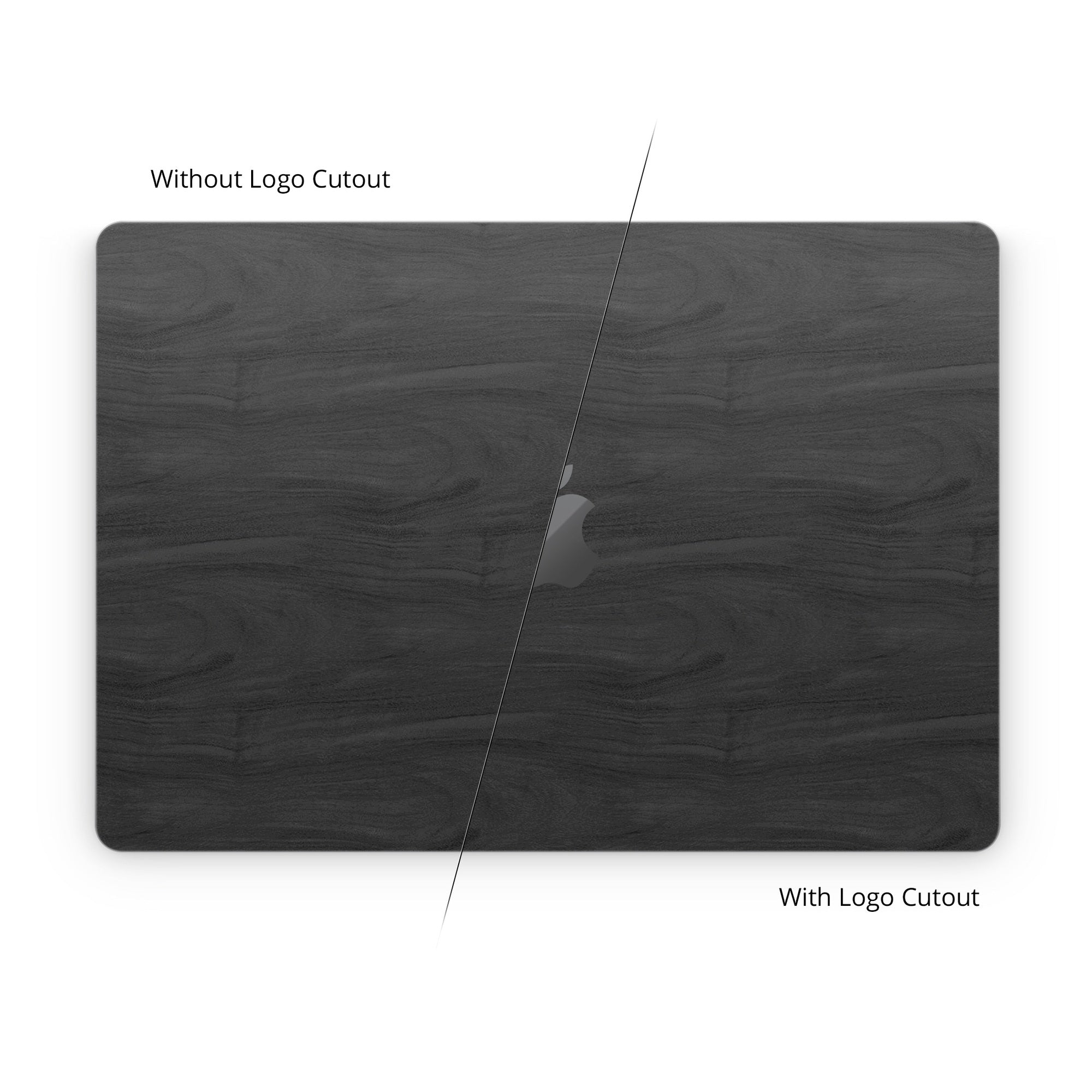 Black Woodgrain - Apple MacBook Skin