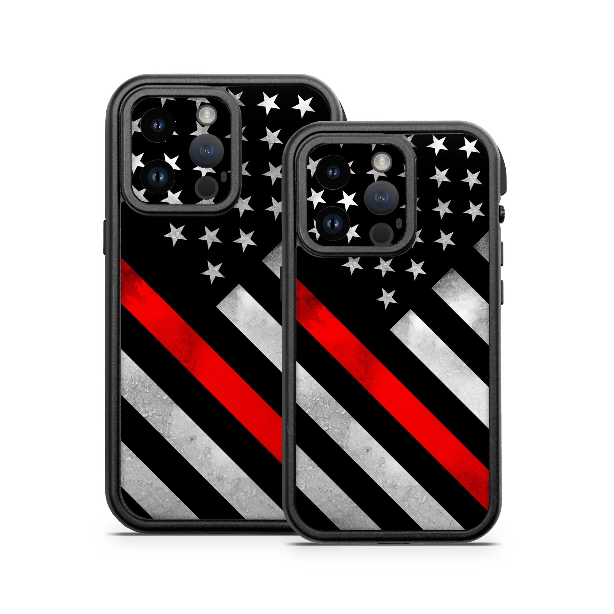 Thin Red Line Hero - Otterbox Fre iPhone 14 Case Skin