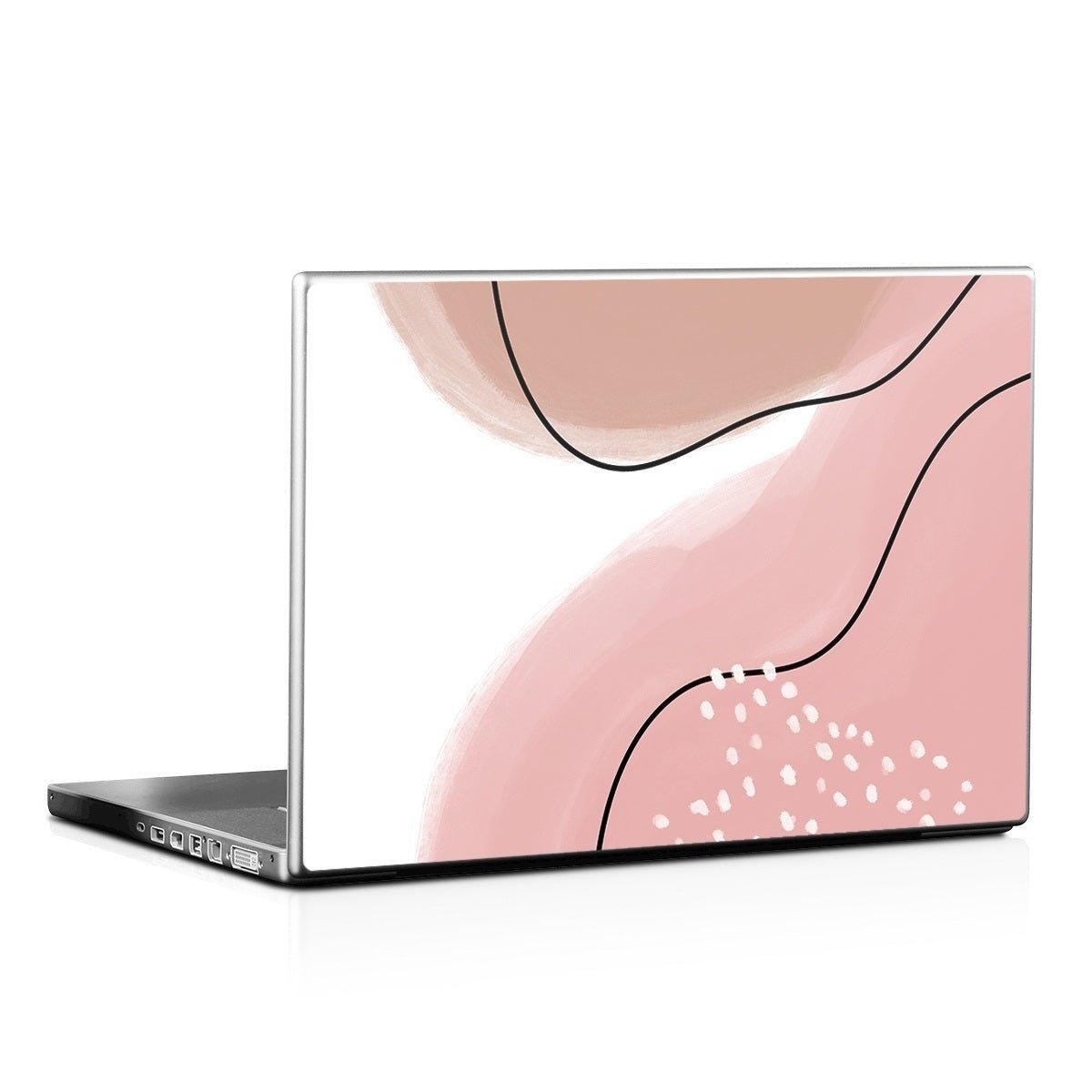 Abstract Pink and Brown - Laptop Lid Skin - Aleeya Marie Designs - DecalGirl