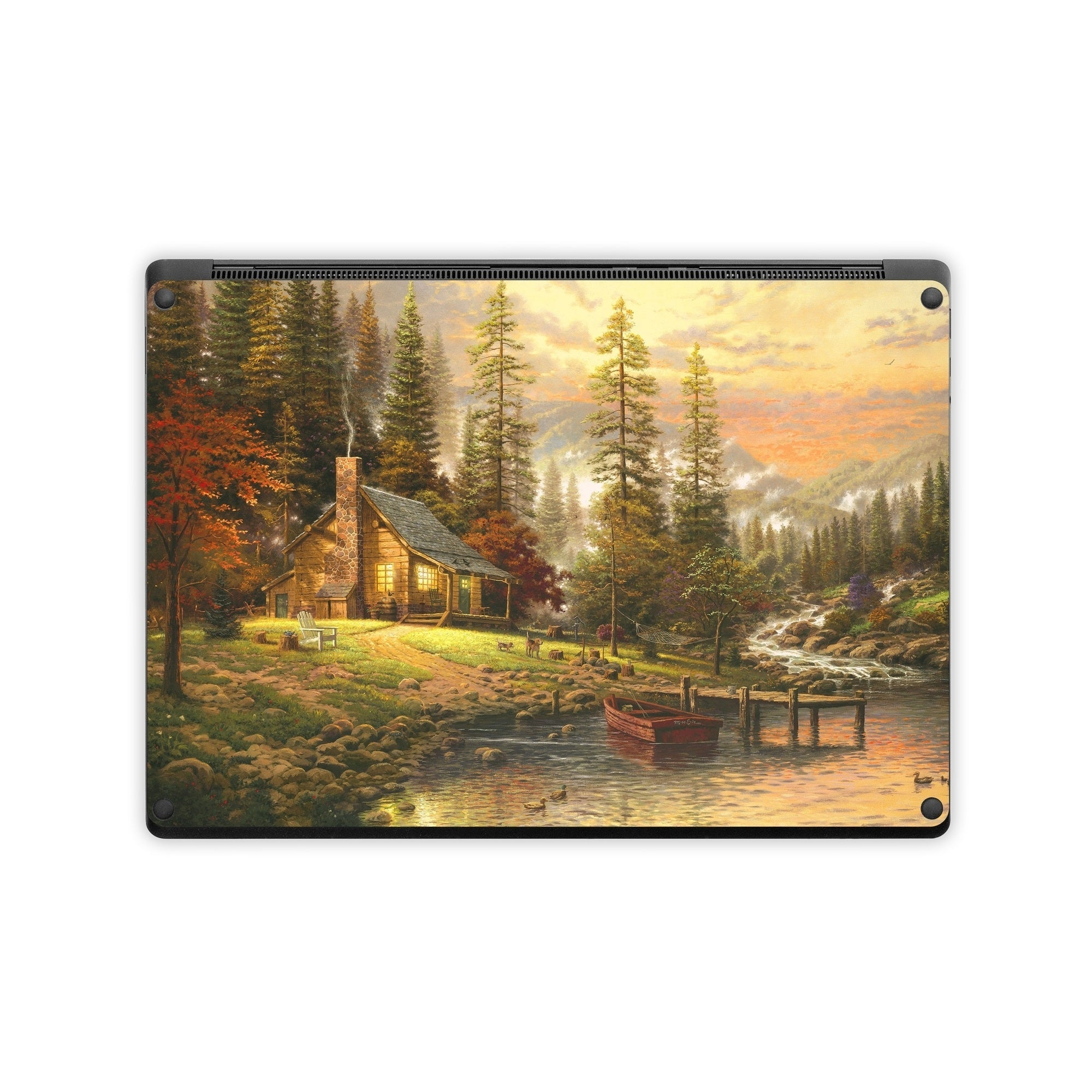 A Peaceful Retreat - Microsoft Surface Laptop Skin - Thomas Kinkade Studios - DecalGirl