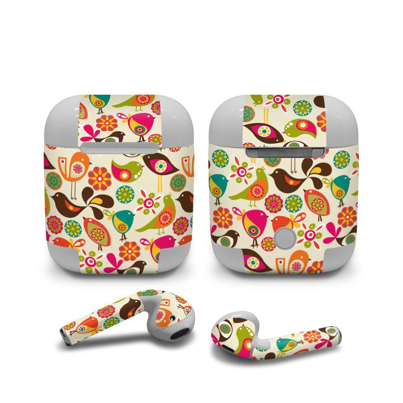 Bird Flowers - Apple AirPods Skin