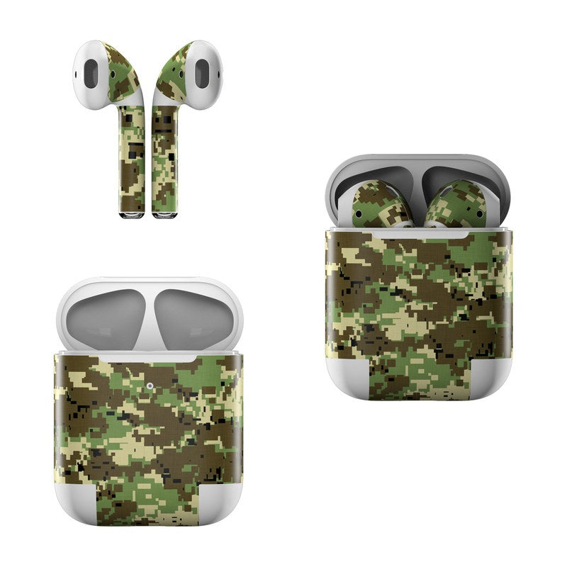 Digital Woodland Camo - Apple AirPods Skin