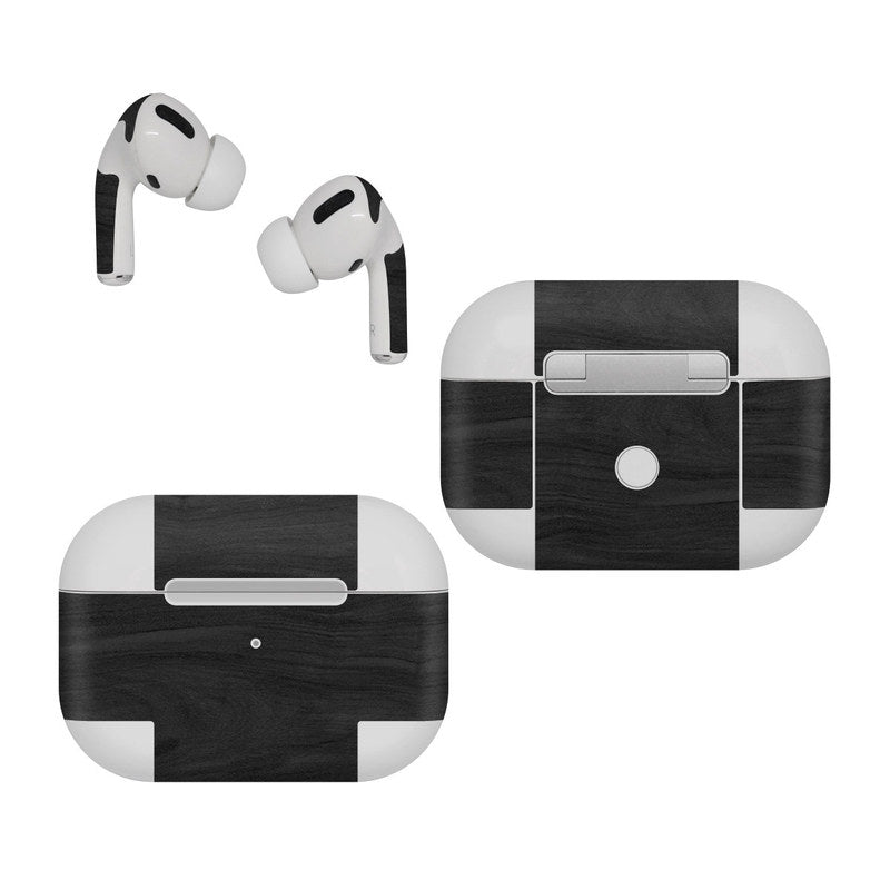 Black Woodgrain - Apple AirPods Pro Skin