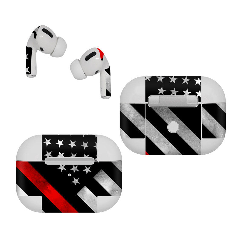 Thin Red Line Hero - Apple AirPods Pro Skin