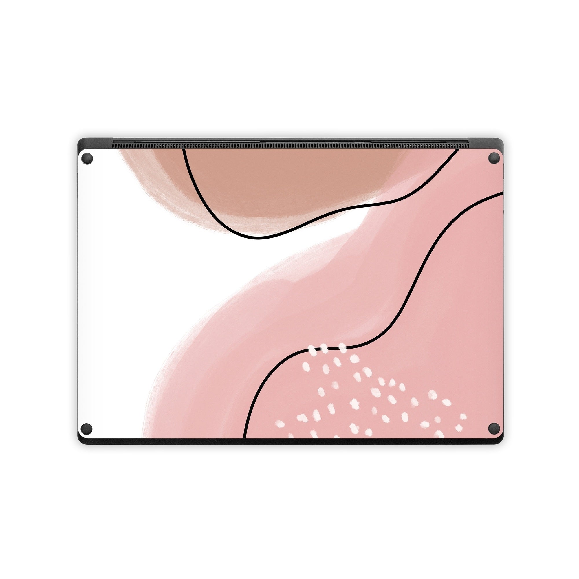 Abstract Pink and Brown - Microsoft Surface Laptop Skin - Aleeya Marie Designs - DecalGirl