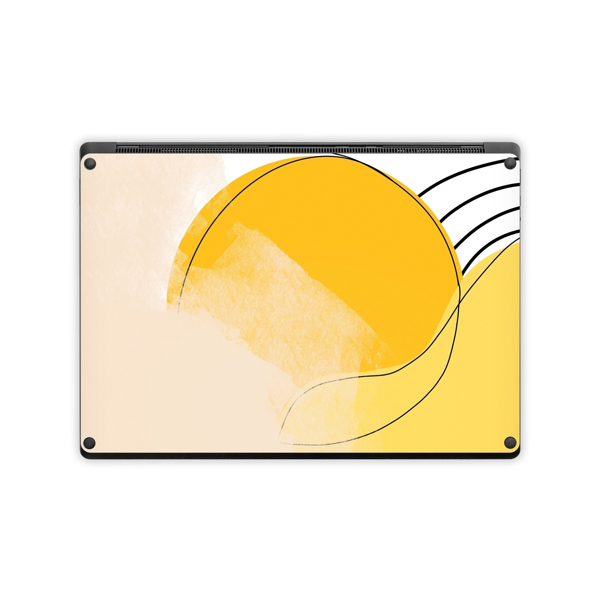 Abstract Yellow - Microsoft Surface Laptop Skin - Aleeya Marie Designs - DecalGirl