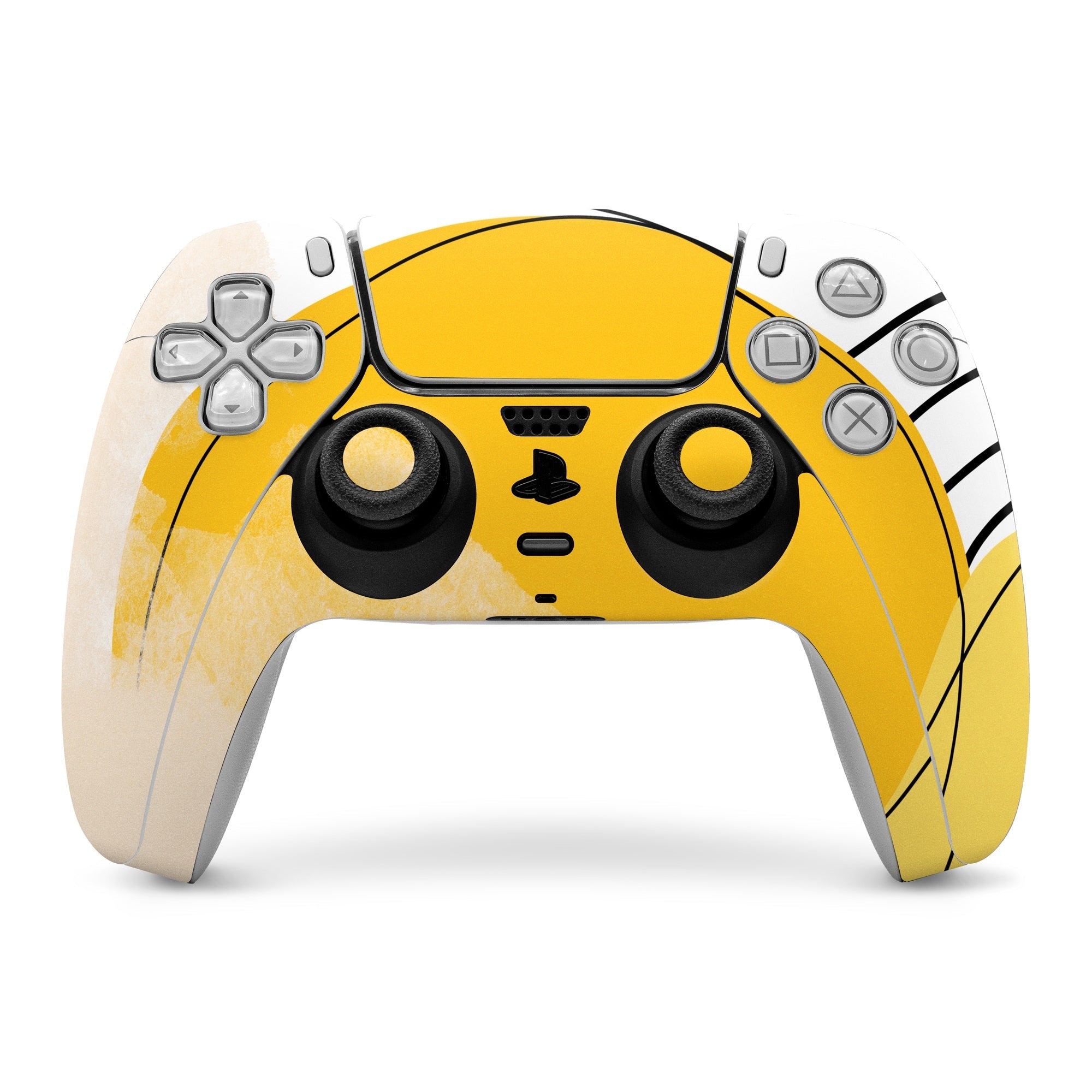 Abstract Yellow - Sony PS5 Controller Skin - Aleeya Marie Designs - DecalGirl