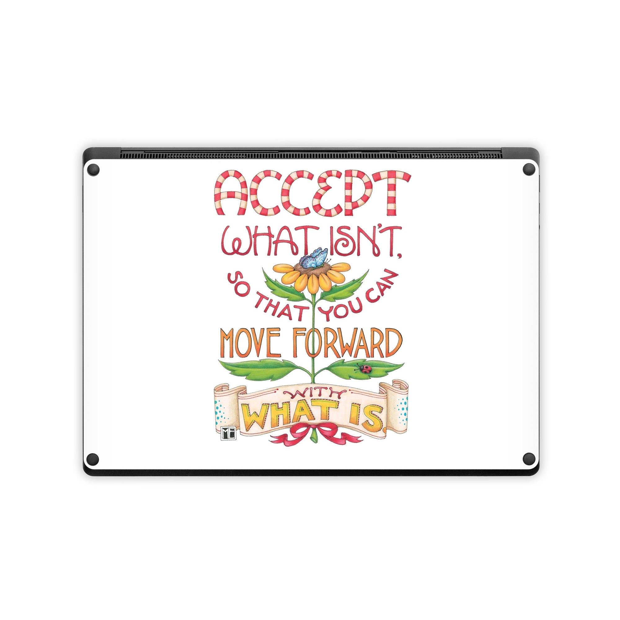 Accept What Isn't - Microsoft Surface Laptop Skin - Mary Engelbreit - DecalGirl