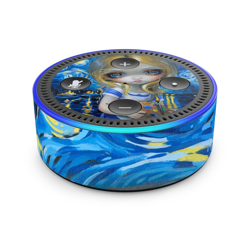 Alice in a Van Gogh - Amazon Echo Dot (2nd Gen) Skin