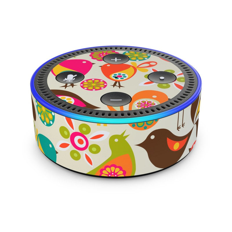 Bird Flowers - Amazon Echo Dot (2nd Gen) Skin