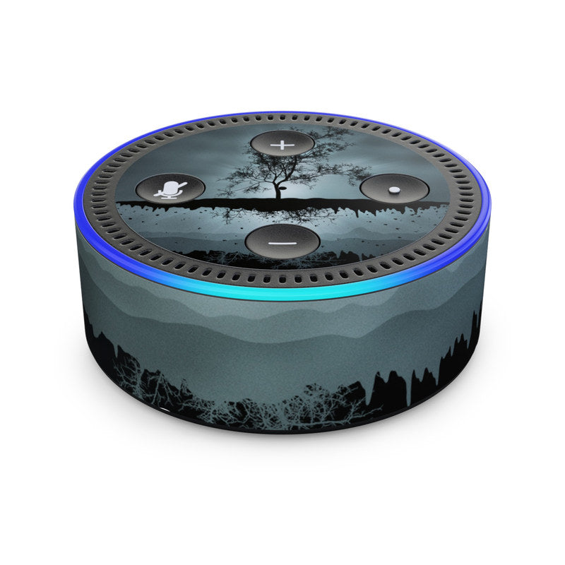 Flying Tree Black - Amazon Echo Dot (2nd Gen) Skin