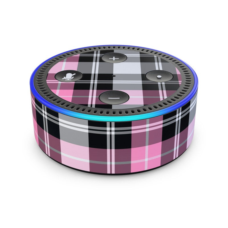 Pink Plaid - Amazon Echo Dot (2nd Gen) Skin