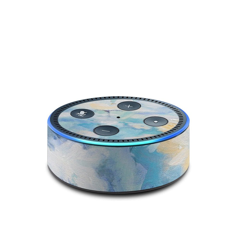 White & Blue - Amazon Echo Dot (2nd Gen) Skin