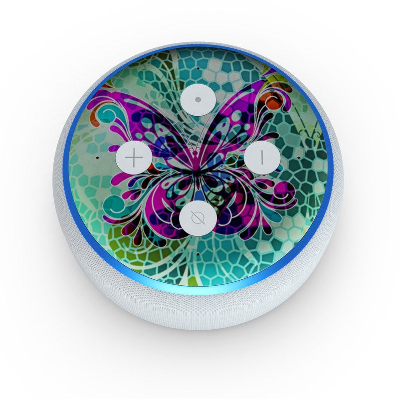 Butterfly Glass - Amazon Echo Dot (3rd Gen) Skin