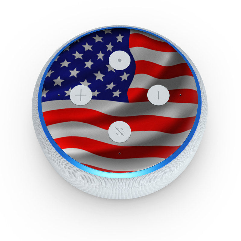 USA Flag - Amazon Echo Dot (3rd Gen) Skin