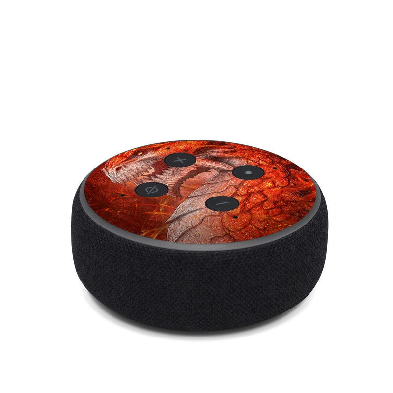 Flame Dragon - Amazon Echo Dot (3rd Gen) Skin