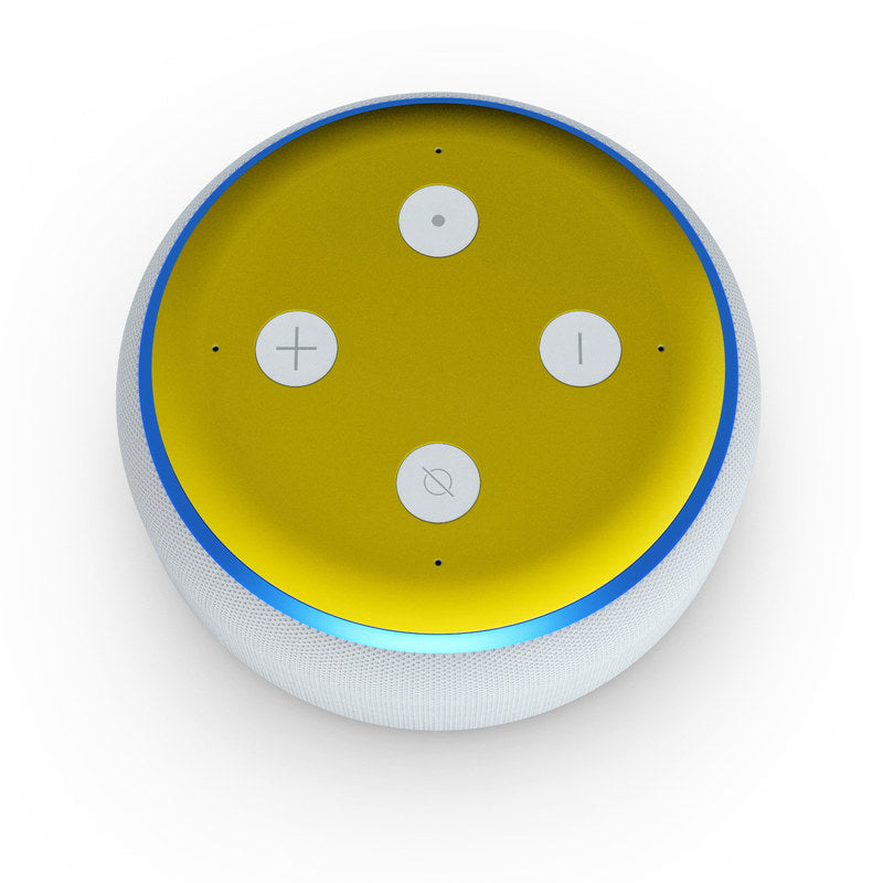 Solid State Yellow - Amazon Echo Dot (3rd Gen) Skin