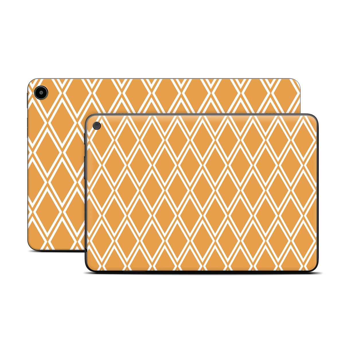 Orange Checks - Amazon Fire Skin