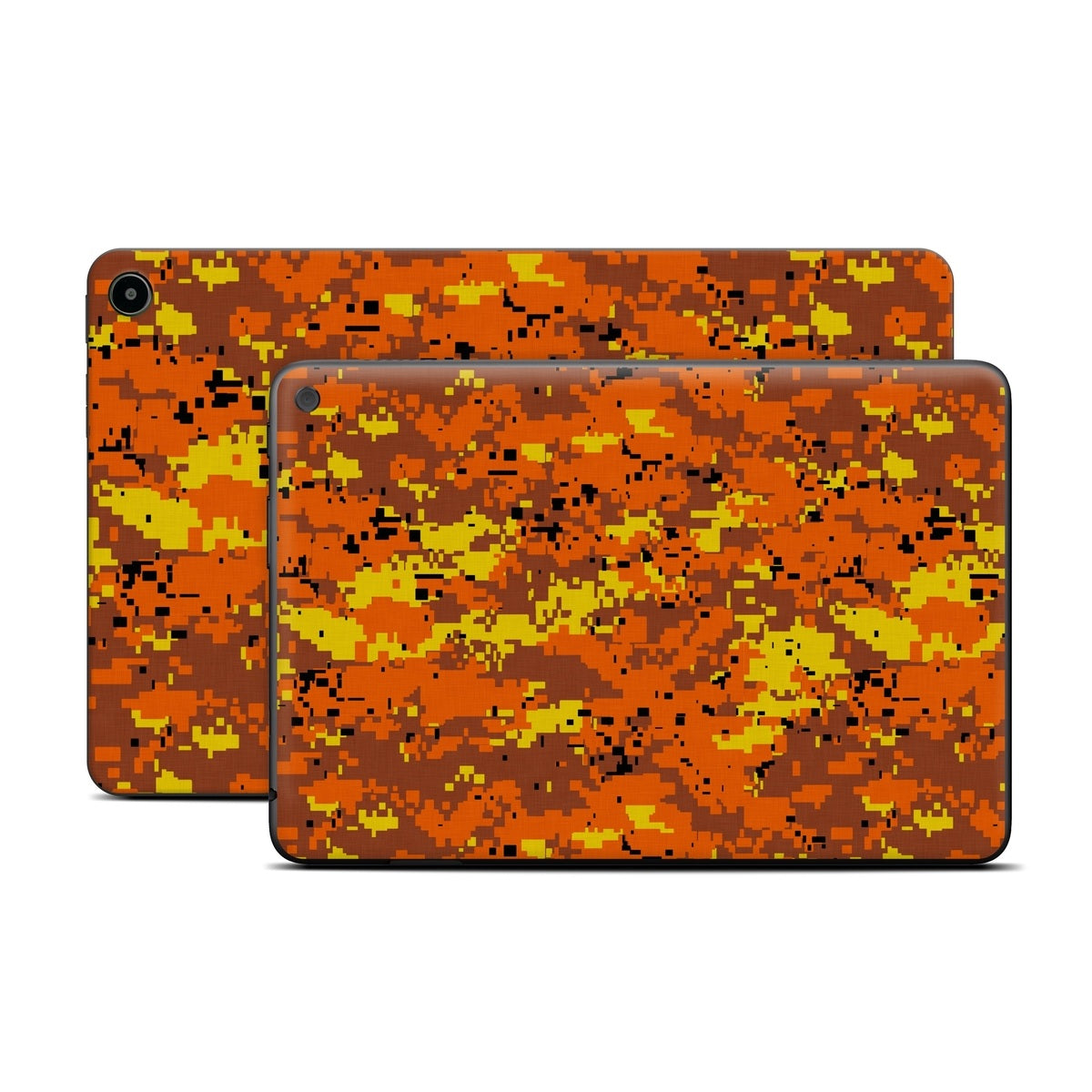 Digital Orange Camo - Amazon Fire Skin