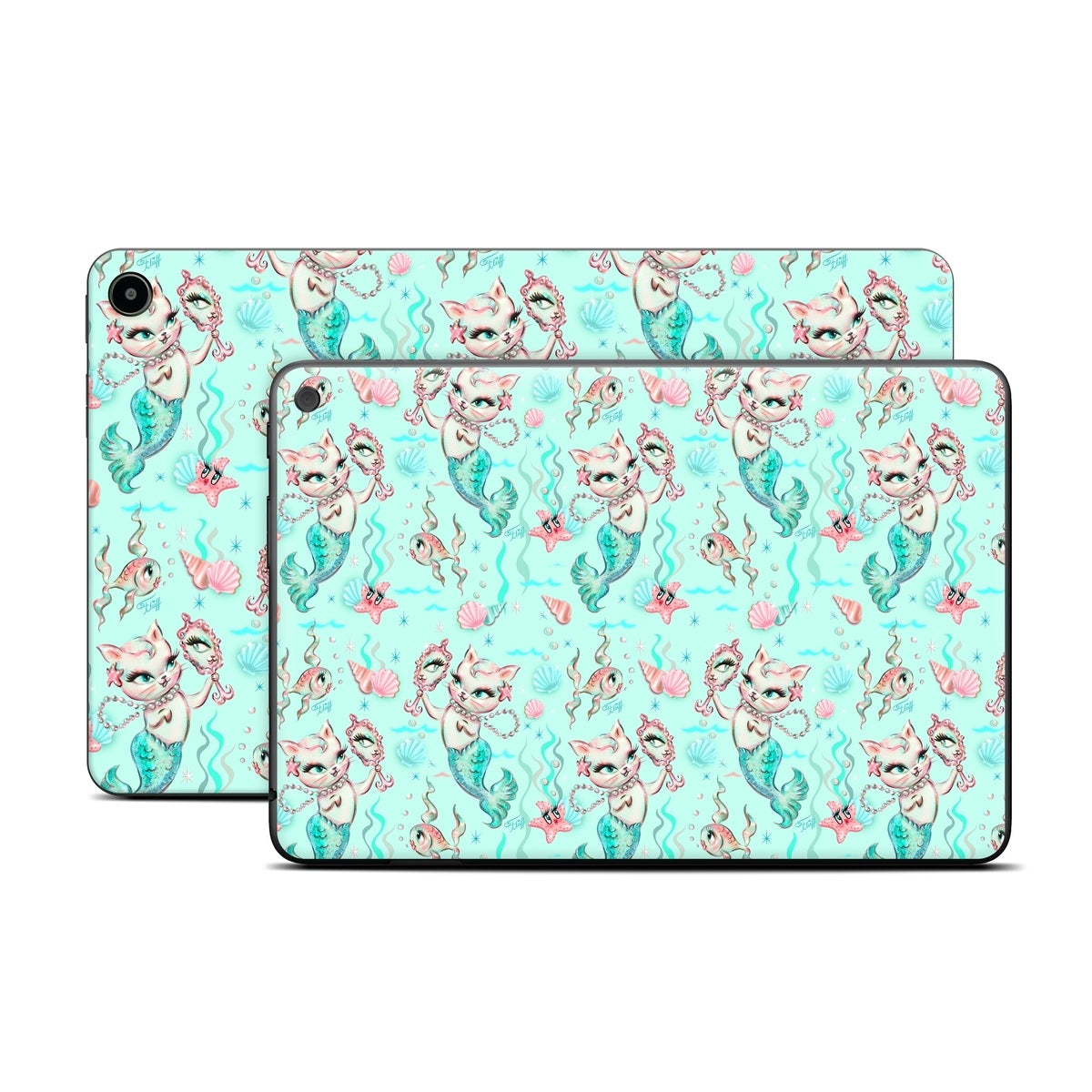 Merkittens with Pearls Aqua - Amazon Fire Skin