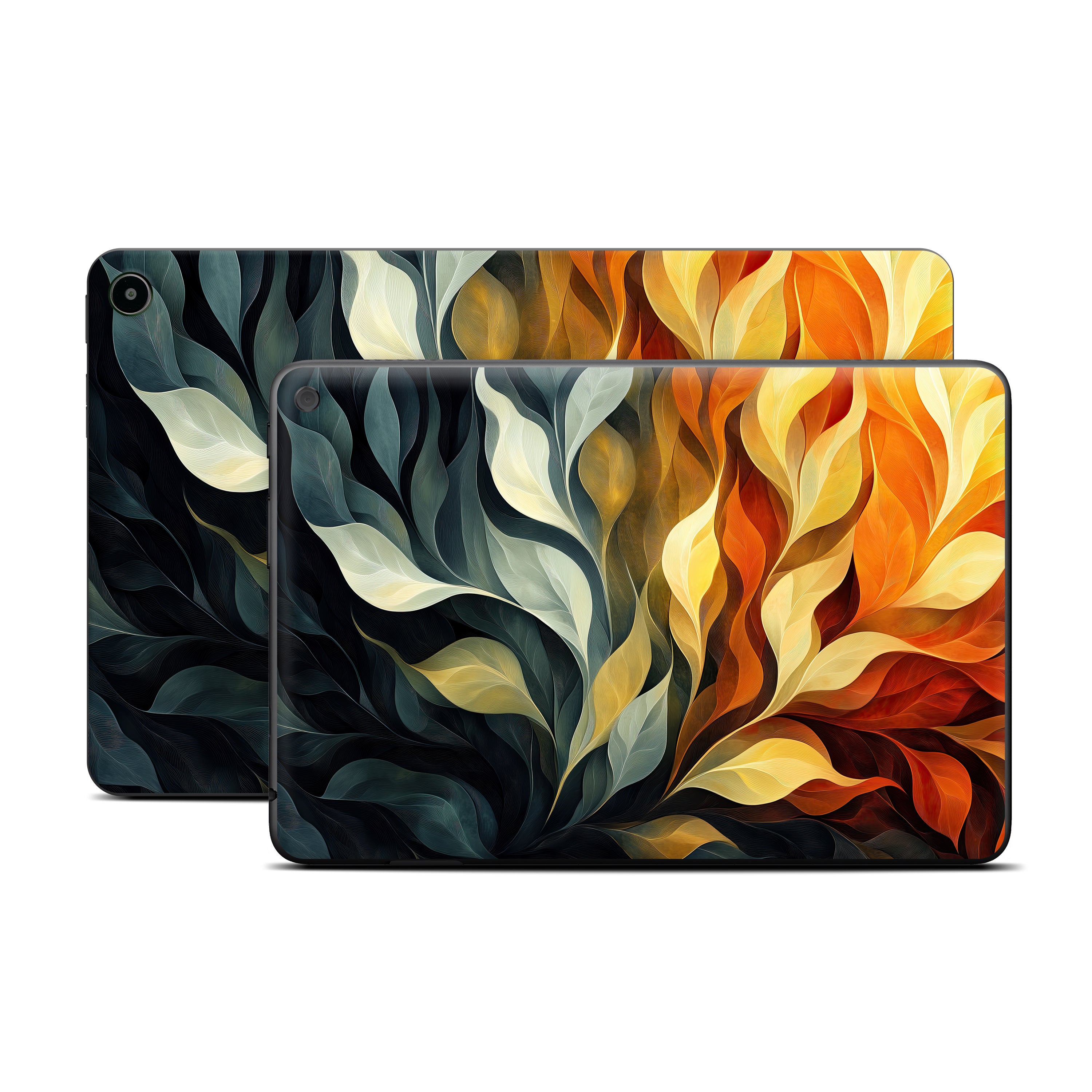 Orange and Charcoal - Amazon Fire Skin