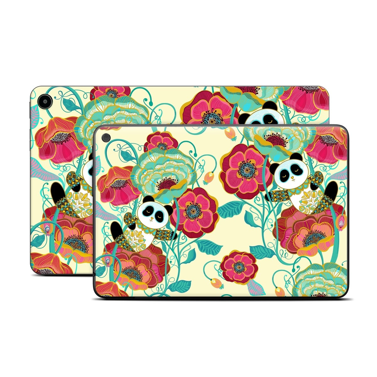 Panda Flowers - Amazon Fire Skin