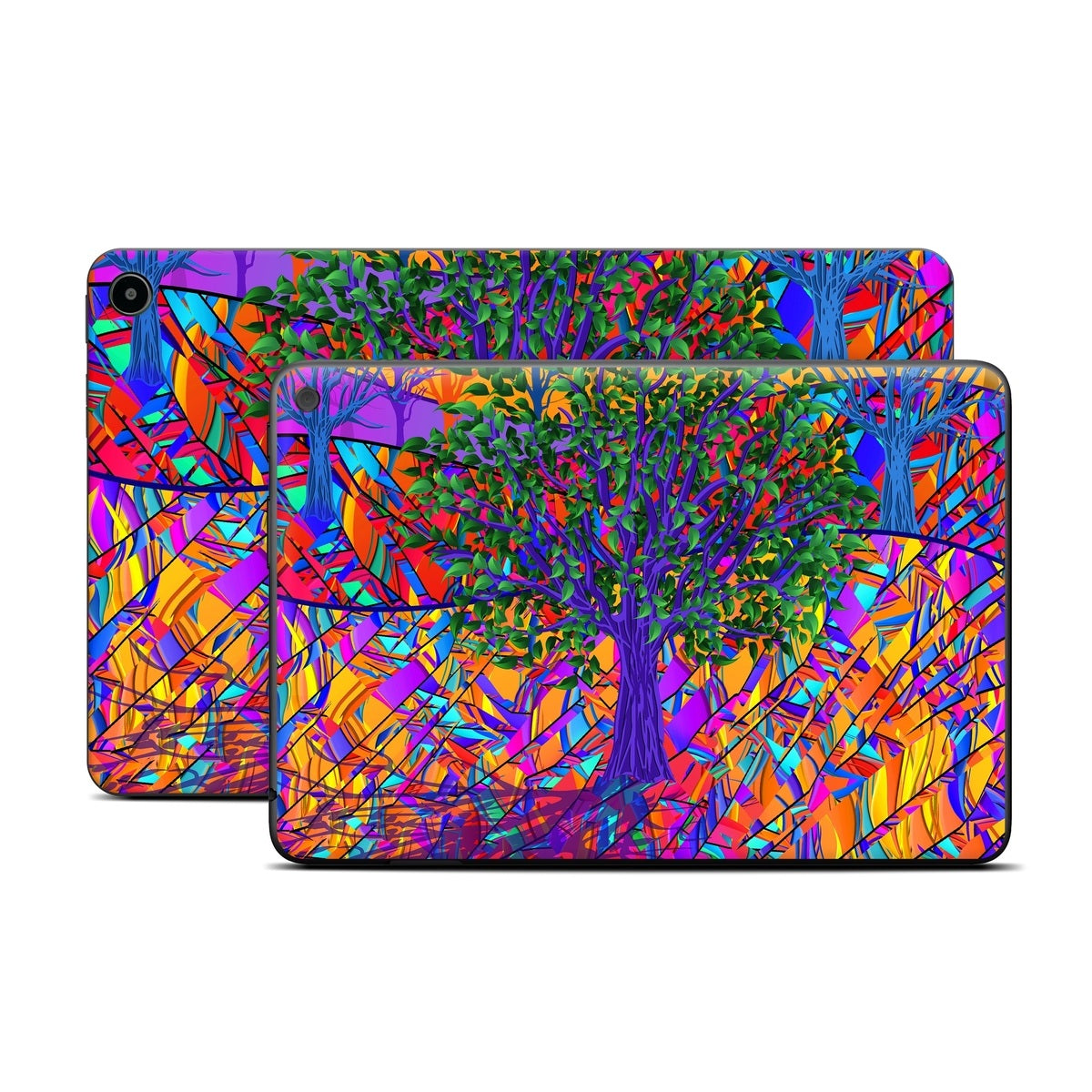 Stained Glass Tree - Amazon Fire Skin