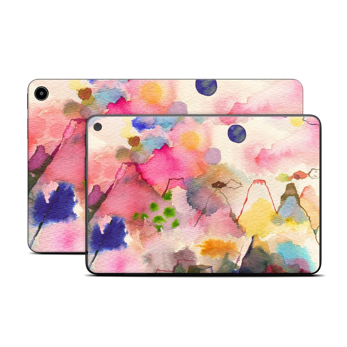 Watercolor Mountains - Amazon Fire Skin