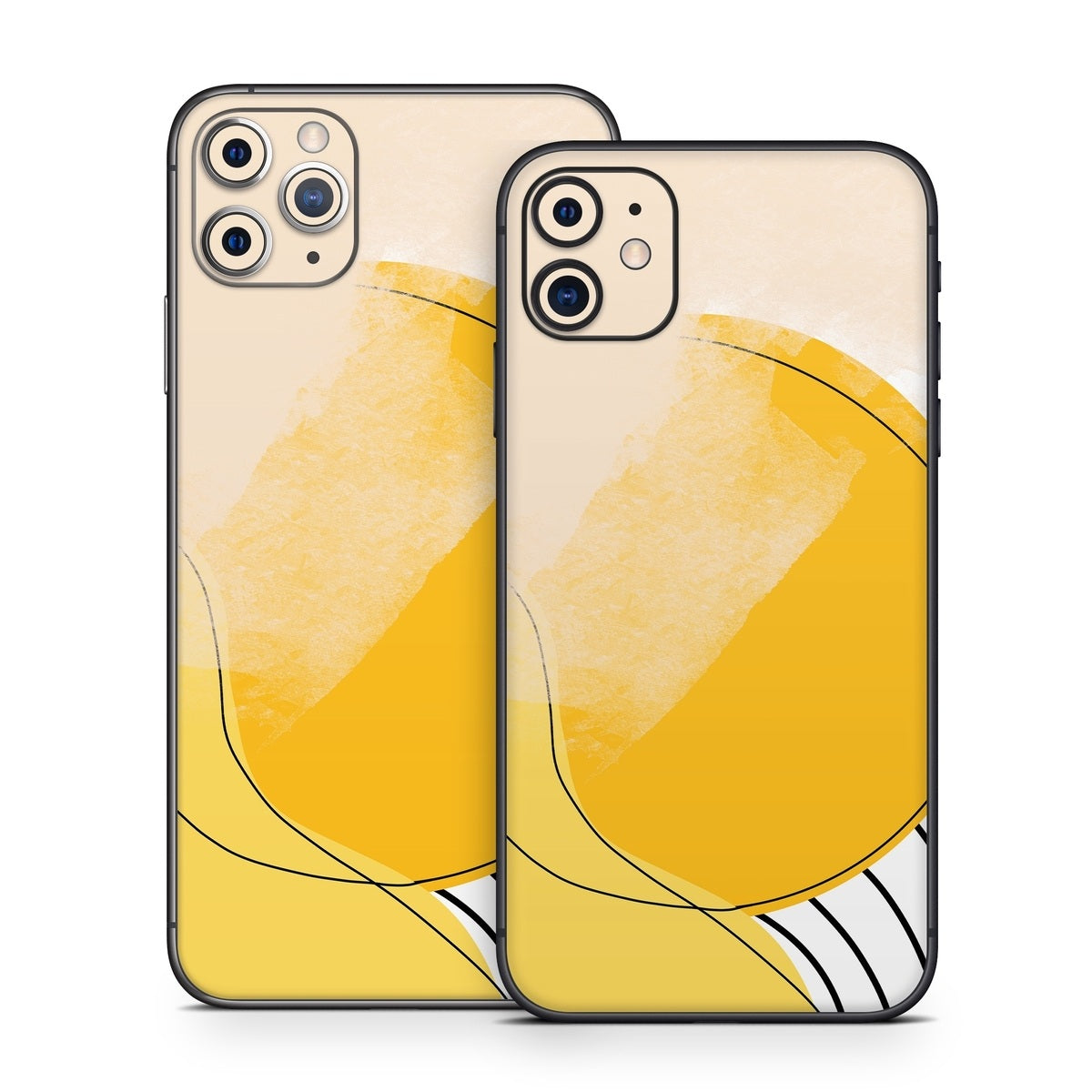 Abstract Yellow - Apple iPhone 11 Skin