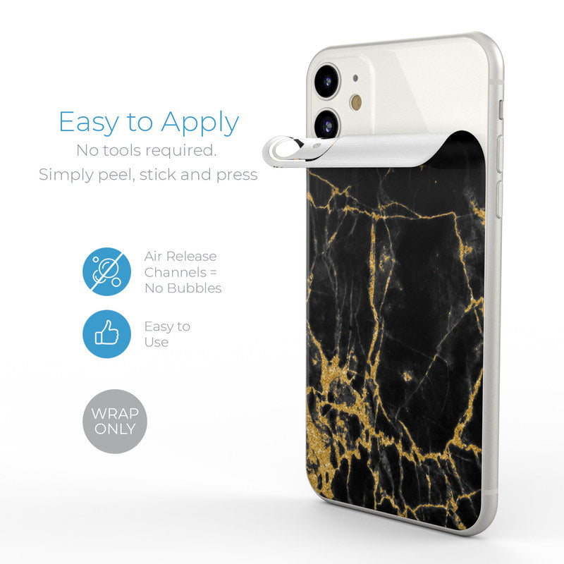 Black Gold Marble - Apple iPhone 11 Skin