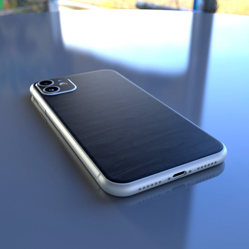 Black Woodgrain - Apple iPhone 11 Skin