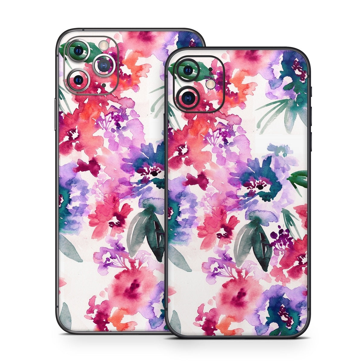 Blurred Flowers - Apple iPhone 11 Skin