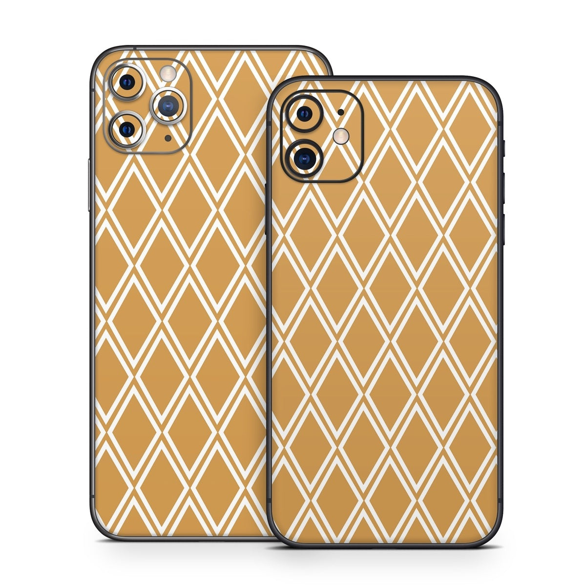 Orange Checks - Apple iPhone 11 Skin