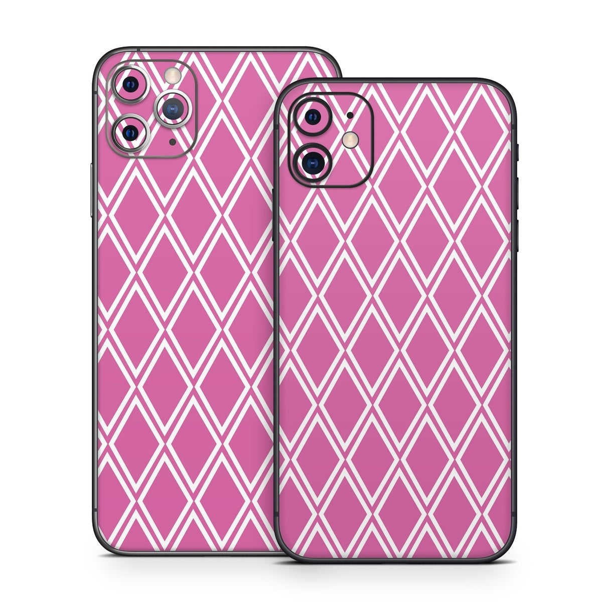 Pink Checks - Apple iPhone 11 Skin