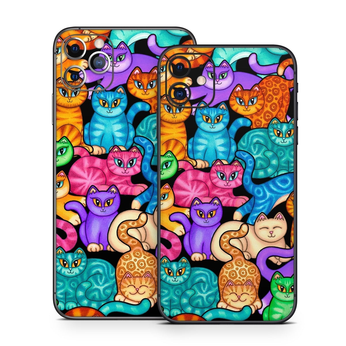 Colorful Kittens - Apple iPhone 11 Skin