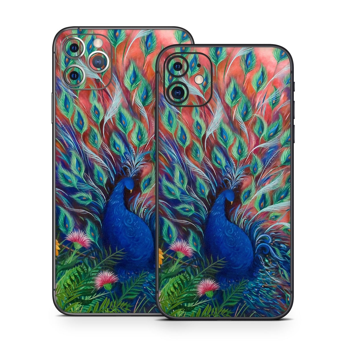 Coral Peacock - Apple iPhone 11 Skin