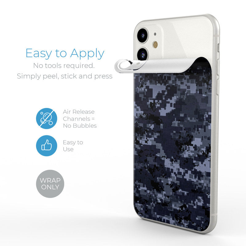 Digital Navy Camo - Apple iPhone 11 Skin