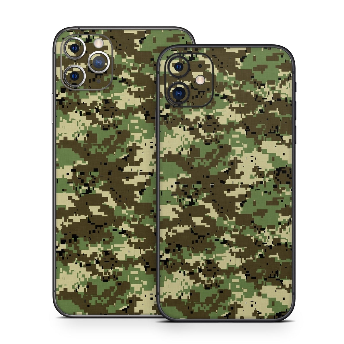 Digital Woodland Camo - Apple iPhone 11 Skin