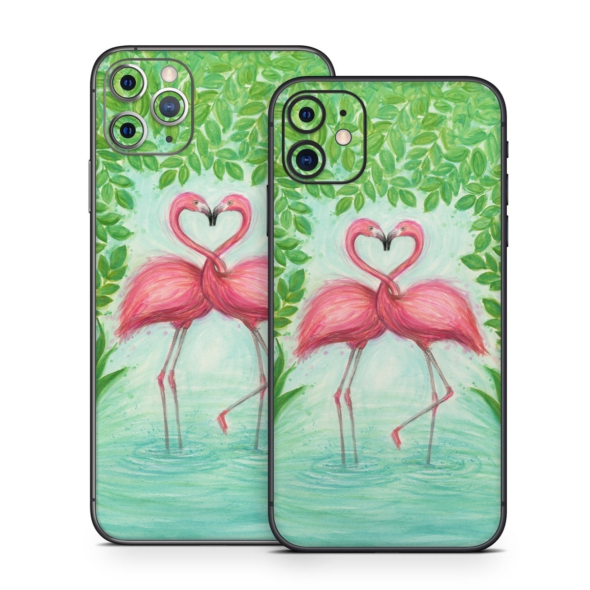 Flamingo Love - Apple iPhone 11 Skin