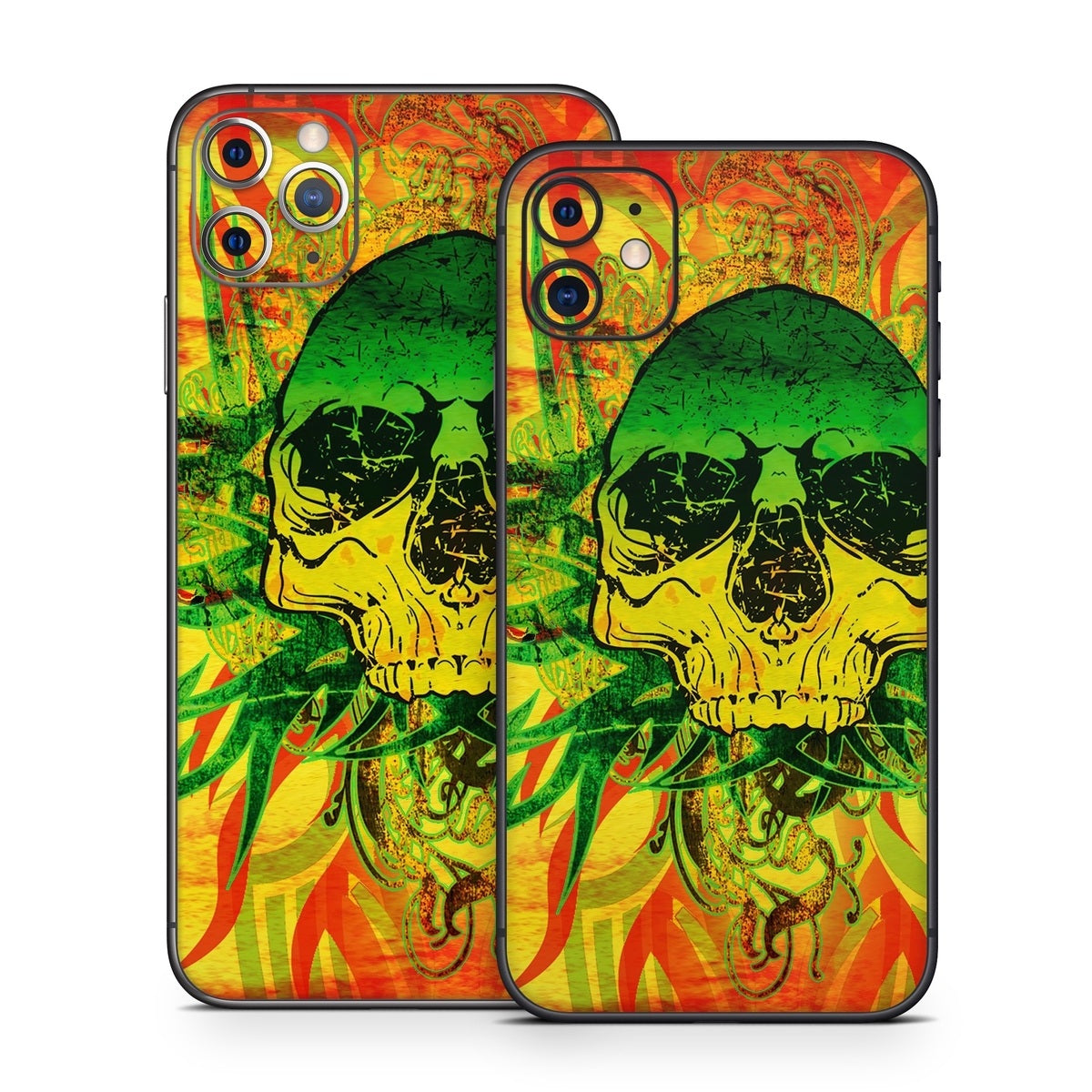 Hot Tribal Skull - Apple iPhone 11 Skin