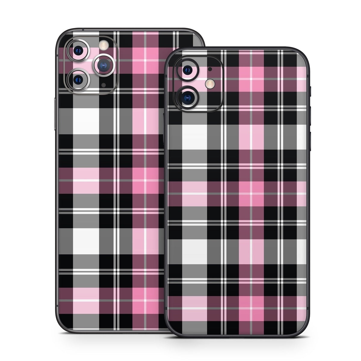 Pink Plaid - Apple iPhone 11 Skin