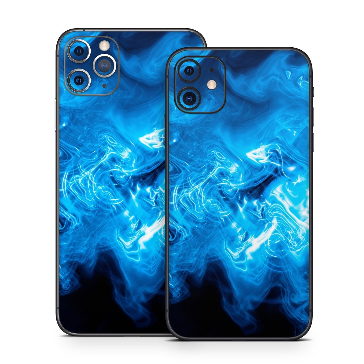 Blue Quantum Waves - Apple iPhone 11 Skin