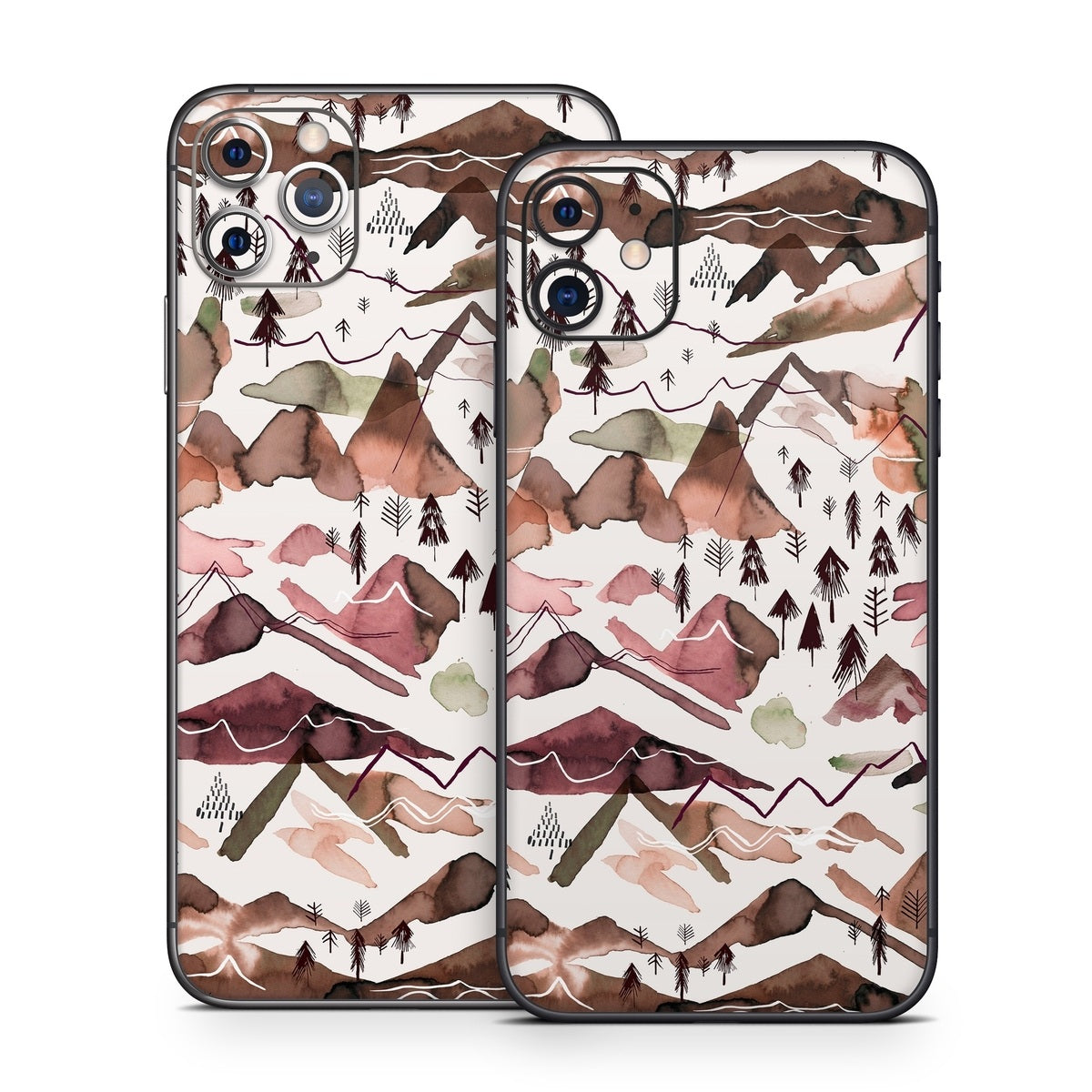 Red Mountains - Apple iPhone 11 Skin