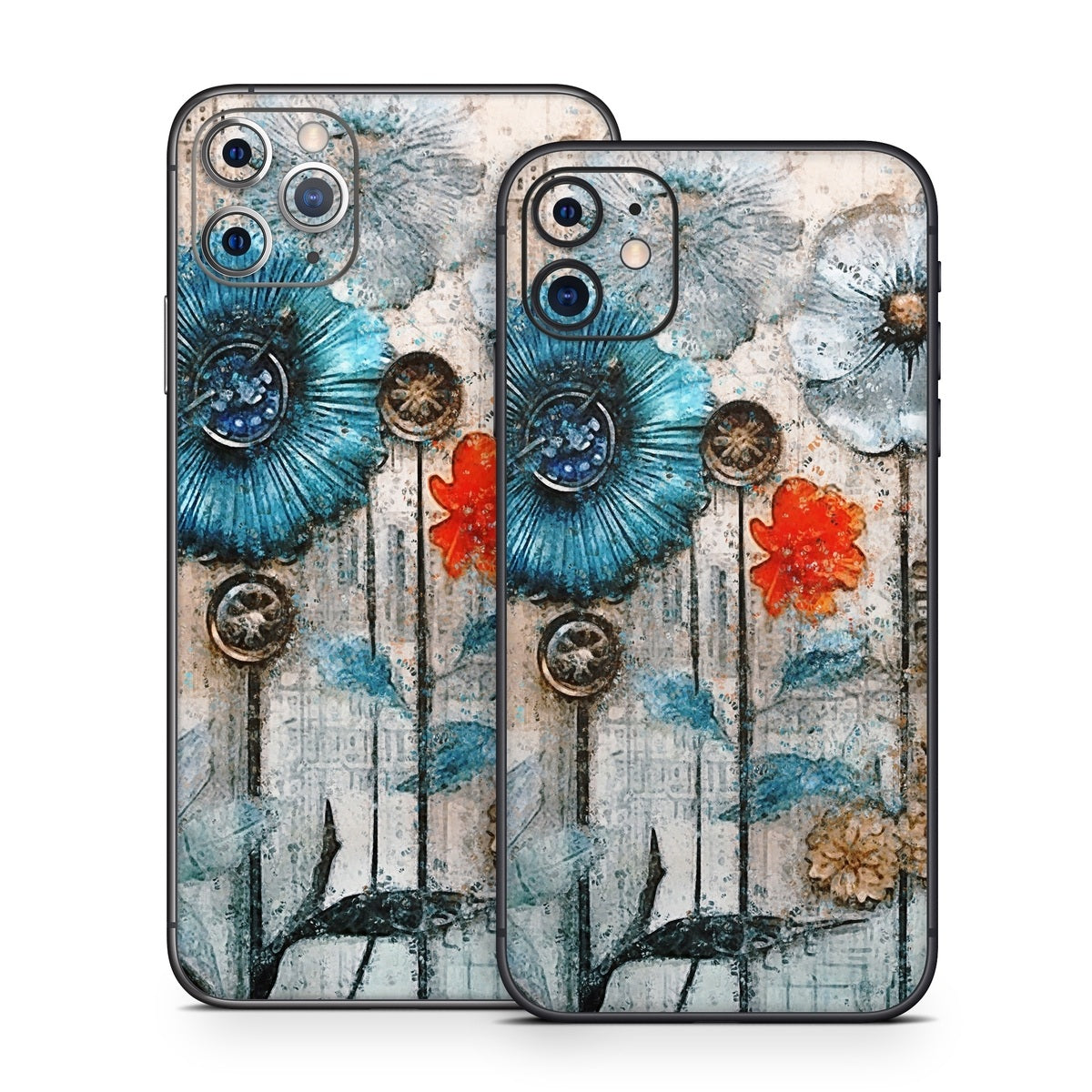 Steampunk Flowers - Apple iPhone 11 Skin